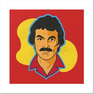 Tom Selleck Animated Posters and Art